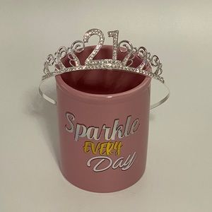 21 adult princess metal birthday tiara